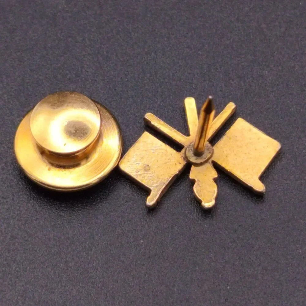 US Army Signal Corps Officer Collar Brass Branch Insignia pin-back